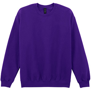 Gildan Softstyle GD066 Purple Sweatshirt 4XL