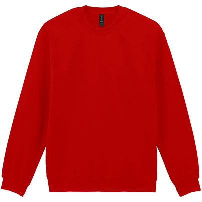 Gildan Softstyle GD066 Red Sweatshirt