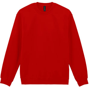 Gildan Softstyle GD066 Red Sweatshirt 4XL