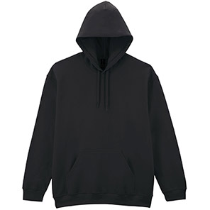 Gildan Softstyle GD067 Black Hoodie XS