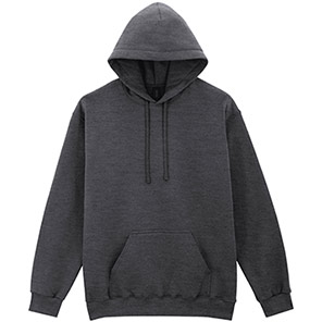 Gildan Softstyle GD067 Heather Black Hoodie 5XL
