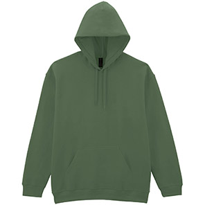 Gildan Softstyle GD067 Military Green Hoodie XS