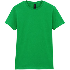 Gildan Softstyle GD072 Women’s Irish Green T-Shirt 2XL