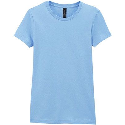 Gildan Softstyle GD072 Women’s Light Blue T-Shirt