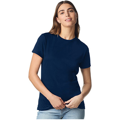 Gildan Softstyle GD072 Women’s Navy T-Shirt