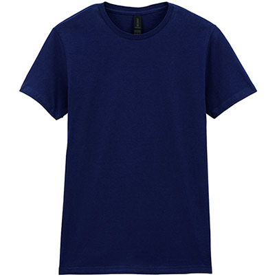 Gildan Softstyle GD072 Women’s Navy T-Shirt