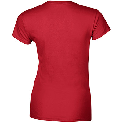 Gildan Softstyle GD072 Women’s Red T-Shirt