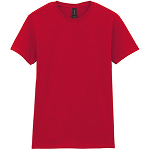 Gildan Softstyle GD072 Women’s Red T-Shirt 3XL