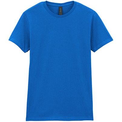 Gildan Softstyle GD072 Women’s Royal Blue T-Shirt