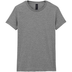 Gildan Softstyle GD072 Women’s Sport Grey T-Shirt 3XL