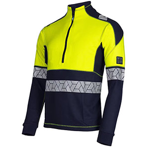 Sioen Pro Neko 410M Navy/Yellow Hi-Vis Arc-Flash Sweatshirt