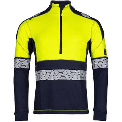 Sioen Pro Neko 410M Navy/Yellow Hi-Vis Arc-Flash Sweatshirt