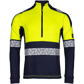 Sioen Pro Neko 410M Navy/Yellow Hi-Vis Arc-Flash Sweatshirt XS