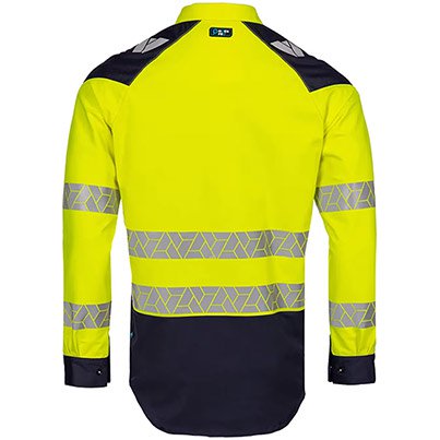 Sioen Pro Rayane 322M Yellow/Navy Hi-Vis Arc-Flash Shirt