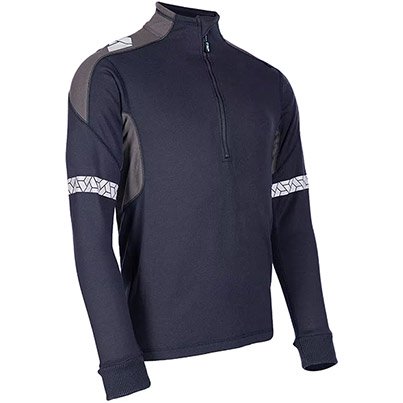 Sioen Pro Nadi 400M Navy/Anthracite Grey Arc-Flash Half-Zip Sweatshirt