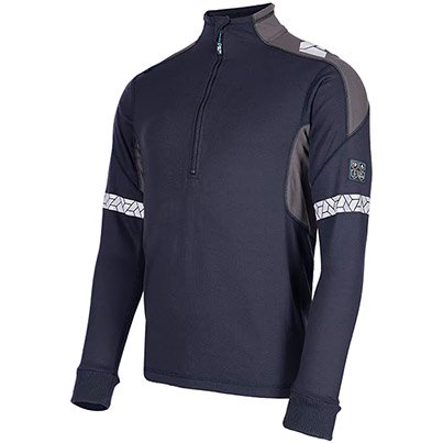 Sioen Pro Nadi 400M Navy/Anthracite Grey Arc-Flash Half-Zip Sweatshirt