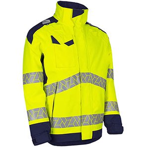 Sioen Pro Wemrox 724M Yellow/Navy Hi-Vis Arc-Flash Winter Jacket