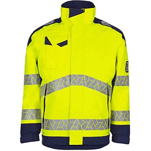 Sioen Pro Wemrox 724M Yellow/Navy Hi-Vis Arc-Flash Winter Jacket XS