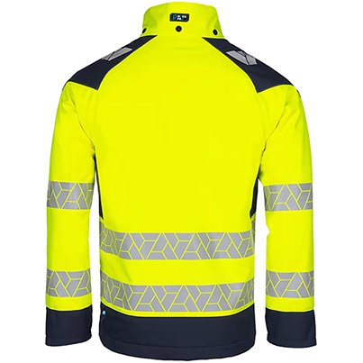 Sioen Pro Yulo 521M Yellow/Navy Hi-Vis Arc-Flash Softshell Jacket