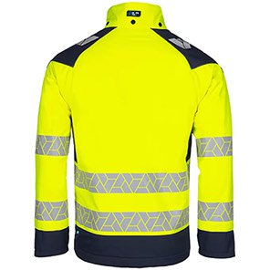 Sioen Pro Yulo 521M Yellow/Navy Hi-Vis Arc-Flash Softshell Jacket