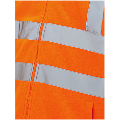 Arco Essentials Orange Hi-Vis Fleece Jacket
