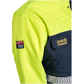 Flexitog Hi-Glo 40 Xtreme Navy/Yellow Freezer Jacket