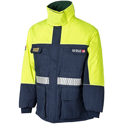 Flexitog Hi-Glo 40 Xtreme Navy/Yellow Freezer Jacket
