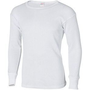 Flexitog White Thermal Long-Sleeve Base-Layer Top 3XL