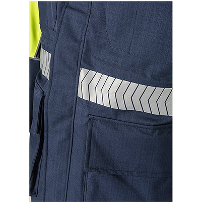 Flexitog Goldfreze Hi-Glo 40 Xtreme Navy Long Freezer Coat