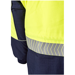 Flexitog Goldfreze Hi-Glo 40 Xtreme Navy Long Freezer Coat