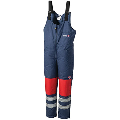 Flexitog Goldfreeze Hi-Glo 40 Xtreme Navy Coldstore Bib and Brace Overalls