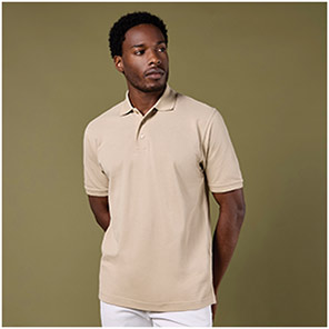 Kustom Kit Klassic KK460 Men’s Sand Polo Shirt