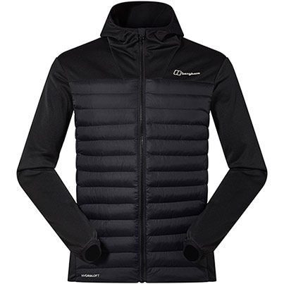 Berghaus Vaskye Hybrid Men's Black/Dusk Insulated Hooded Jacket