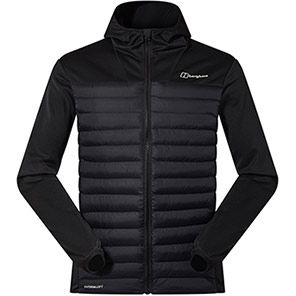 Berghaus Vaskye Hybrid Men's Black/Dusk Insulated Hooded Jacket 2XL