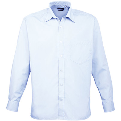 Premier PR200 Light Blue Poplin Shirt
