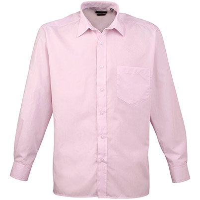 Premier PR200 Pink Poplin Shirt
