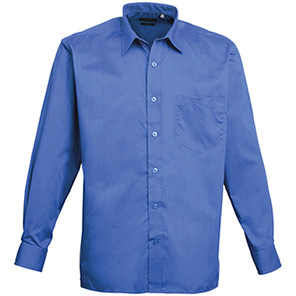 Premier PR200 Royal Blue Poplin Shirt 23in