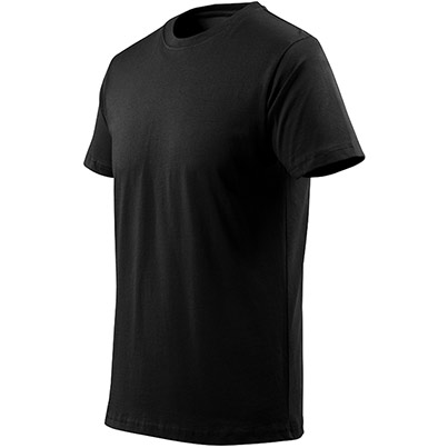 MASCOT CROSSOVER Calais 51579 Men’s Black Cotton T-Shirt