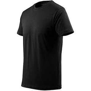 MASCOT CROSSOVER Calais 51579 Men’s Black Cotton T-Shirt