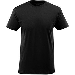MASCOT CROSSOVER Calais 51579 Men’s Black Cotton T-Shirt 6XL