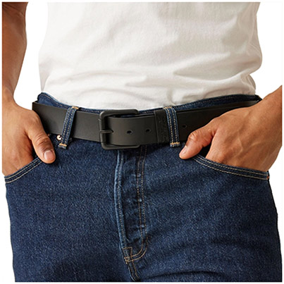 Regatta Pro TRP139 Black Leather Belt