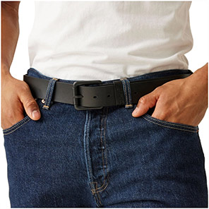 Regatta Pro TRP139 Black Leather Belt