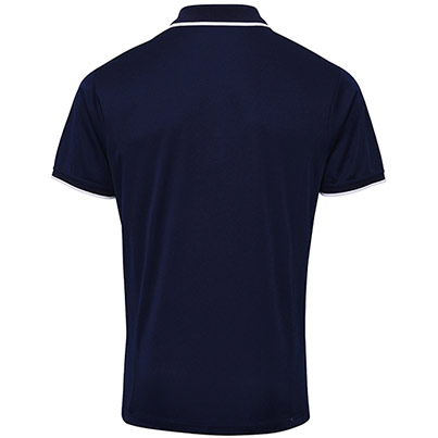Premier Coolchecker PR618 Navy/White Polo Shirt