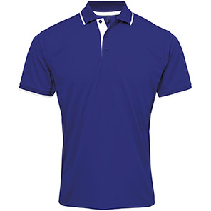 Premier Coolchecker PR618 Royal Blue/White Polo Shirt 4XL
