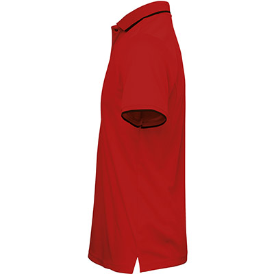 Premier Coolchecker PR618 Red/Black Polo Shirt