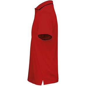 Premier Coolchecker PR618 Red/Black Polo Shirt