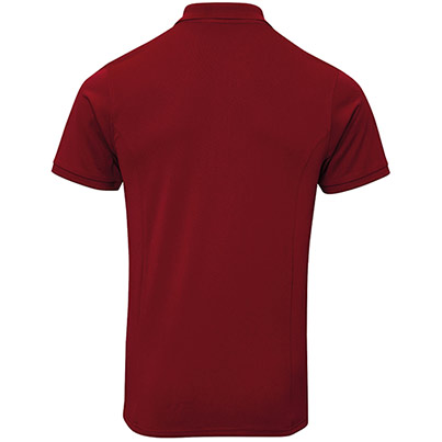 Premier Coolchecker Plus PR630 Burgundy Polo Shirt