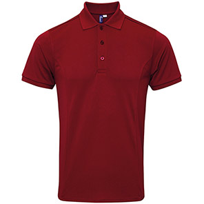 Premier Coolchecker Plus PR630 Burgundy Polo Shirt 4XL