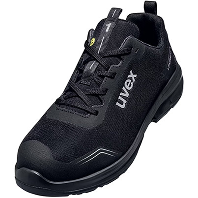 uvex 1 Sport Black Wide-Fit S1PS Safety Shoes