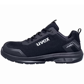uvex 1 Sport Black Wide-Fit S1PS Safety Shoes